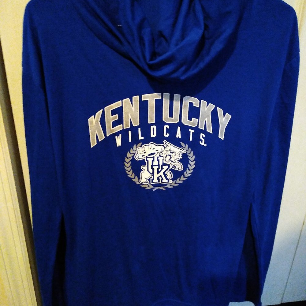 University of Kentucky cowlneck/hood long sleeve pullover